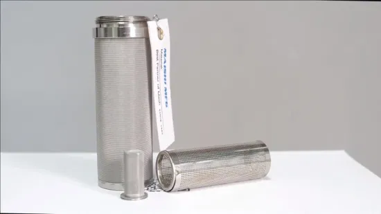 Cilindro filtrante in acciaio inossidabile Ss201 Tubo filtrante SS304